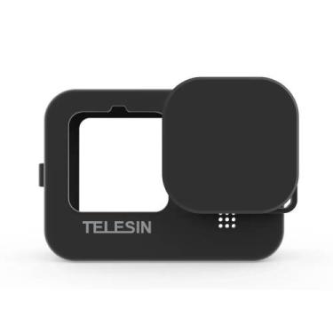 Imagem de Capa de Silicone para GoPro Hero 12 / 11 / 10 / 9 Black + Cordão + Tam