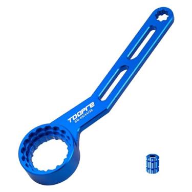 Imagem de Mimoke Ferramenta de suporte inferior de bicicleta 6 em 1 12/16 entalhes para Hollowtech II - Chave BB multifuncional para BBR60/BB80/BB51/PF30