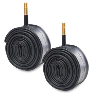 Imagem de WEEROCK Câmara de Ar para Bicicleta de 26" 26 X 1,75/2,125, Pacote com 2 Pneus Internos Av 48 Mm, Válvula Schrader Compatível com Pneus de Bicicleta de 26 X 1,75, 26 X 1,90, 26 X 1,95, 26 X 2,0, 26 X