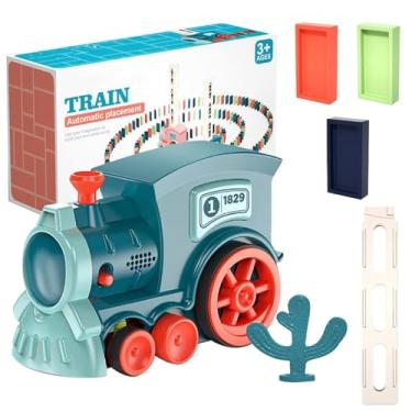 Imagem de Brinquedo de trem automático,Trem automático | Jogos de empilhar trens para crianças - Crianças treinam brinquedos conjunto de brinquedos de jardim de infância com música e iluminação para crianças de