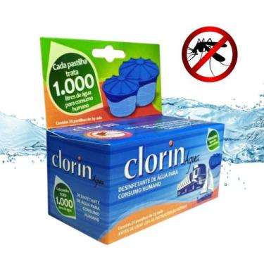 Imagem de Pastilhas p/ Tratamento e Purificação de 1.000L Água Clorin 1.000