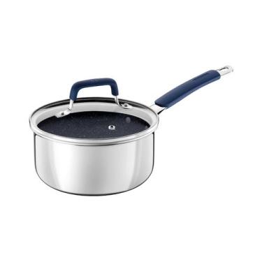 Imagem de Panela Tramontina Romagna Aço Inox Cerâmico Black Stone 16 cm 1,5 L