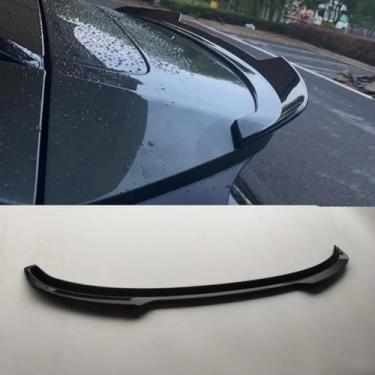 Imagem de Spoiler traseiro do porta-malas para Hyundai Tucson IV NX4 NX4 2021-2024, tampa traseira do porta-malas, lábio alto, preto brilhante