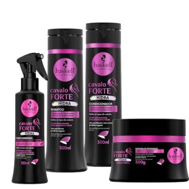 Imagem de Kit Cavalo Forte Hidra Sh Cond. Másc 300ml + Fluído