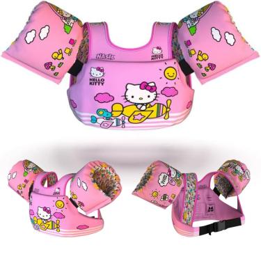 Imagem de Boia Infantil Hello Kitty com Colete Salva Vidas Nash