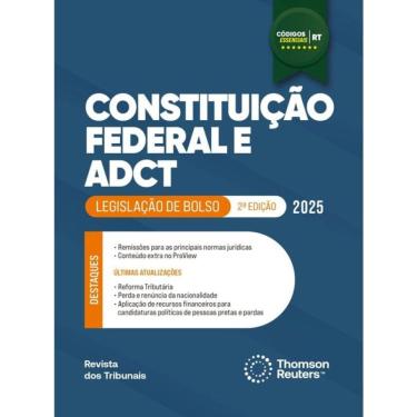 Imagem de Constituição Federal E Adct - Códigos Essenciais - Legislação De Bolso - 2025