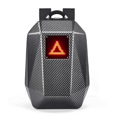 Imagem de Mochila LED, Mochila LED de Motocicletas de Grande Capacidade Com Tela Programável de Caça à Prova de Chuva Laptop de Viagem e Capacete para Homens ou Mulheres para Acampar