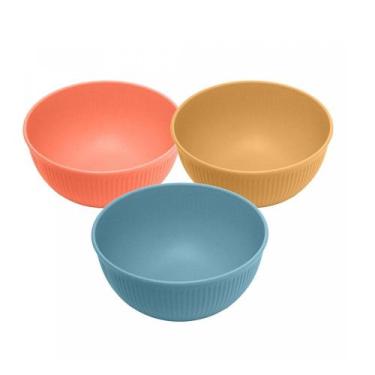 Imagem de Bowl Fibra de Bambu PP Resistente Stripes Cores Sortidas Tigela 15cm L