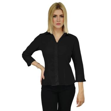 Imagem de Camisete Camisa Feminina Manga 3/4
