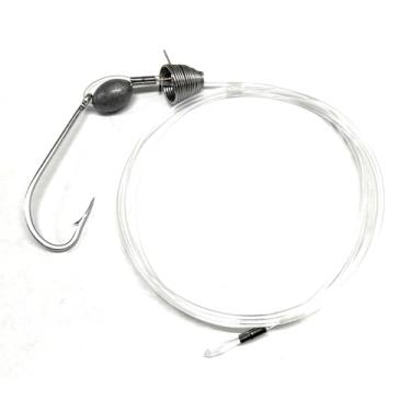 Imagem de Isca de pesca Ballyhoo Rig Ballyhoo Rig Saltwater Trolling Ballyhoo Fishing Lure. Mahi Sailfish Tuna Wahoo King Mackerel. Gancho 7/0 com mono de 68 kg