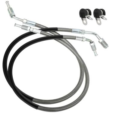 Imagem de Linha de mangueira de freio dianteira esquerda e direita para Polaris Sportsman Magnum Trail Boss Blazer Xplorer Xpress Scrambler Sport Xpedition Big Boss Diesel Worker 250 300 325 350 400 425 500 335