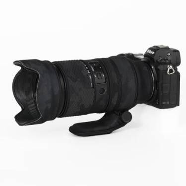 Imagem de CHASING BIRDS Revestimento de lente impermeável camuflado para TAMRON 50-400 mm F4.5-6.3 DI III VC VXD A067 capa protetora de lente à prova de chuva (preto sombra, montagem Z)