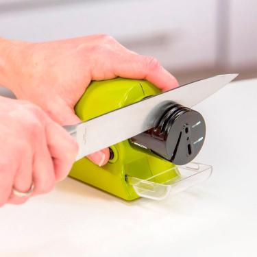 Imagem de Amolador Elétrico Multifuncional Afia Facas Cozinha Facões E