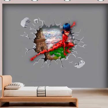 Imagem de Adesivo De Parede Miraculous Ladybug Mod02