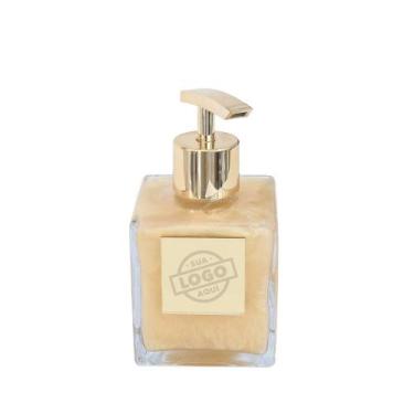 Imagem de Sabonete Liquido Espelhado Dourado 250ml PERSONALIZADO - Charm Decor L