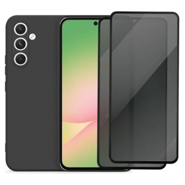 Imagem de Kit Proteção para Samsung Galaxy A56, Capa Anti Impacto e 2 Películas de Privacidade 3D, Preto
