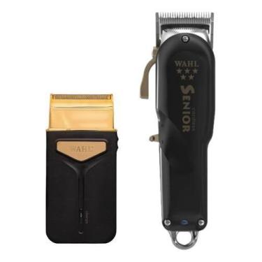 Imagem de Kit Maquina Senior Wahl + Aparador Travel Shaver, Bivolt