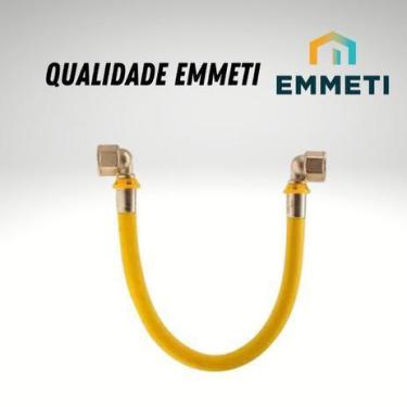 Imagem de Kit 2 Metros Tubo Pex Gás Cozinha Multi 16mm + 2 Cotovelos - Astra