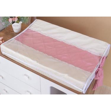 Imagem de Trocador Anatômico Luxo Antonella - Miguel Baby, Rose