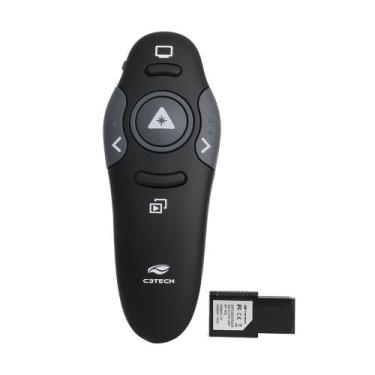Imagem de Apresentador Laser Sem Fio C3Tech AP-400BK USB - Preto