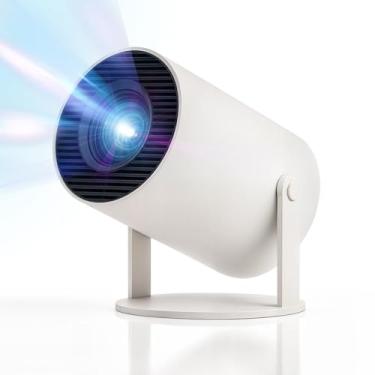 Imagem de Projetor Portátil 4K 1080p Wi-Fi 6 Bluetooth 5.0 Android 11 | Full HD, Espelhamento para Android e ios, HDMI/USB, 8000 Lúmens, Tela até 120” | Mini Projetor Cinema em Casa, Viagens e Escritório