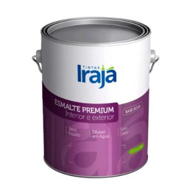 Imagem de Esmalte Premium Base Agua Branco Alto Brilho Irajá 900ml - Iraja