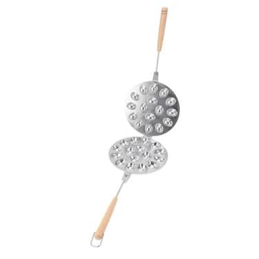 Imagem de Walnut Cookie Maker, 16 Furo Non Stick Oval Shaped Cookie Molding Maker Cookie Press Para Baking Cookie Frelha Com Placa de Liga de Alumínio Para Padaria Home (Estilo 2)