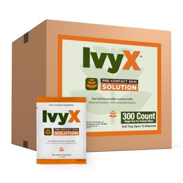 Imagem de CoreTex Lenços Umedecidos Ivy X Pré-Contato Com Hera Venenosa - Pacote Com 300 Lenços Descartáveis Para Ajudar A Prevenir Erupções Cutâneas Com Coceira - Também Funciona Com Óleos De Carvalho Veneno