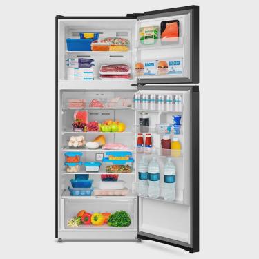 Imagem de Geladeira Frost Free Duplex 463L Slim cor Black Inox Midea