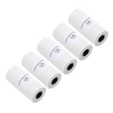 Imagem de Papel Térmico Transparente À Prova de Água Papel Térmico Mini Impressora Adesivos Impressão Fácil Corte para Qualquer Tamanho Com Adesivo Transparente para Fotos Notas Memos