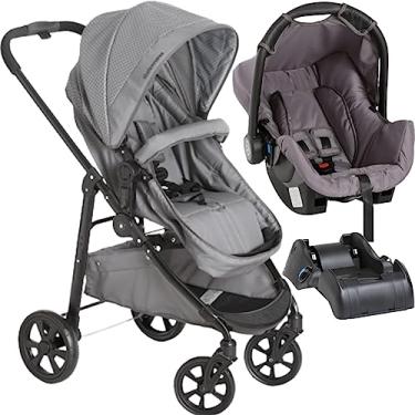 Imagem de Carrinho de Bebe Bebe Conforto Base Galzerano Olympus Cinza