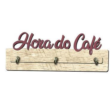 Imagem de Porta Xicara de Café de Parede Hora Do Café