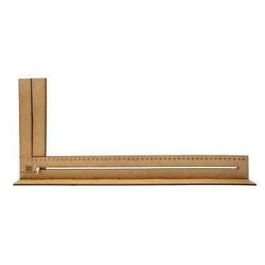 Imagem de Régua Para Cabelo de Boneca Mdf 50 Cm