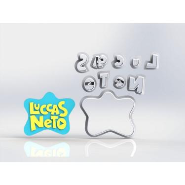 Imagem de Cortador Lucas Neto Logo Modular Tamanho 5Cm