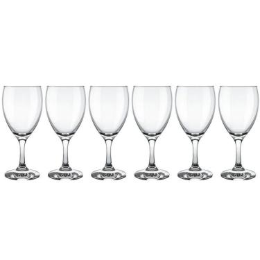 Imagem de Conjunto De Taças Para Água Nadir Windsor 300 Ml 6 Peças Transparente