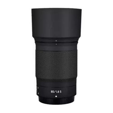 Imagem de Adesivo protetor de câmera de película de vinil para Nikon Z 85 mm F1.8S protetor acessórios de fotografia (preto fosco)
