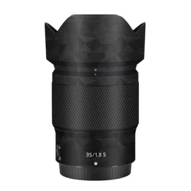 Imagem de Skin Lens Camera Skin Wrap Vinil Protetor Adesivo Acessórios de Fotografia para Nikon Z 35mm F1.8S (Triângulo Titânio)
