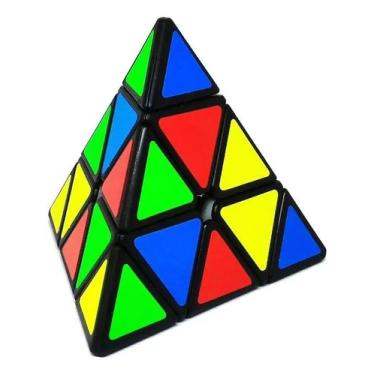 Imagem de Cubo Mágico Pirâmide Pro 3x3 Speed Cube Gira Facil Não Trava - Fanxin