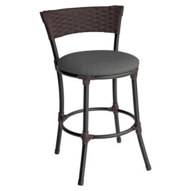 Imagem de Banqueta Baixa Pisa Estofada para Balcão Baixo Gourmet - Acesse Móveis