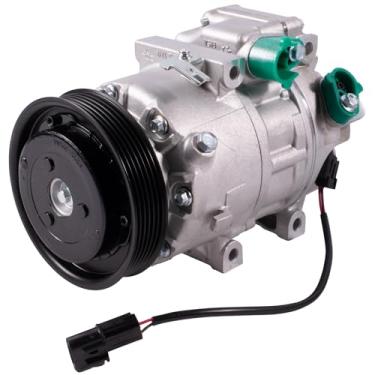 Imagem de Compressor de ar condicionado AC com embreagem