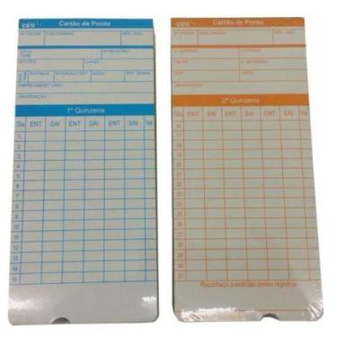 Imagem de Cartão de ponto relógio cartográfico ponto facil evo 2 cores - EGLopes