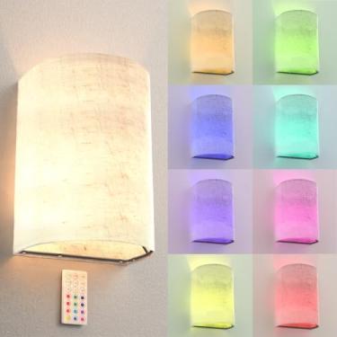Imagem de Sunco Lighting Luminária De Parede Compacta Portátil Led, Moderna, Contemporânea, Estilosa, Colorida, Adaptável, Personalizável E Recarregável Para Ambientes Internos, Com Vários Modos Iluminação, 3