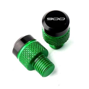 Imagem de jininshengxindianzi Compatible With Z900 Z650 Ninja650 Z900RS Z900SE Motorcycle Accessories Rear Mirror Hole Plugs Screw Bolts Cover Cap(Green 900 T)