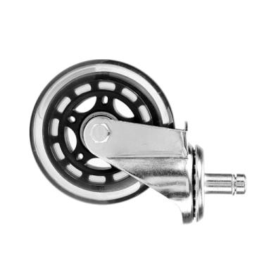 Imagem de FTVOGUE Rodas de Veterano de Cadeira de Escritório de 3 Polegadas, 5 PCs Rodas de Cadeira de Escritório, Rolo de Substituição de Substituição Universal de Mudo Com Fácil Instalação, Adequada para de