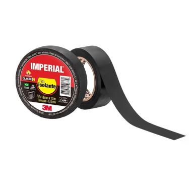 Imagem de Fita Isolante Imperial 18mm x 10m Emb. c/ 10 Un. - 3M