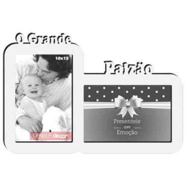 Imagem de Porta Retrato Duplo 10X15 O Grande Paizão Geniale 01