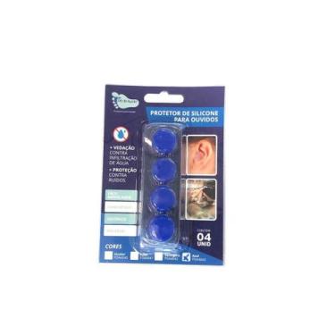 Imagem de Protetor de Ouvido de Silicone Azul Ref.:4043 - Pé de Apoio