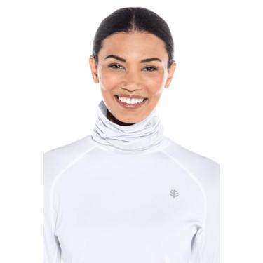 Imagem de Polaina solar Coolibar FPS 50+ Desempenho Unissex Virasana – Proteção solar, Branco, Small / Medium