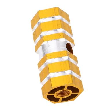 Imagem de Generic Pedal de Ciclismo Traseiro, Fácil de Instalar Pedais de Bicicleta Eixo do pé Descanso de 1 par de 1 par para Andar de Pilotagem (Ouro)