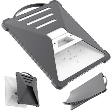 Imagem de JvVuell Starlink Mini capa protetora, portátil à prova de choque Starlink mini acessórios proteção silicone antena parabólica presente engrenagem cinza